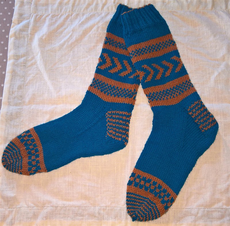knitted socks